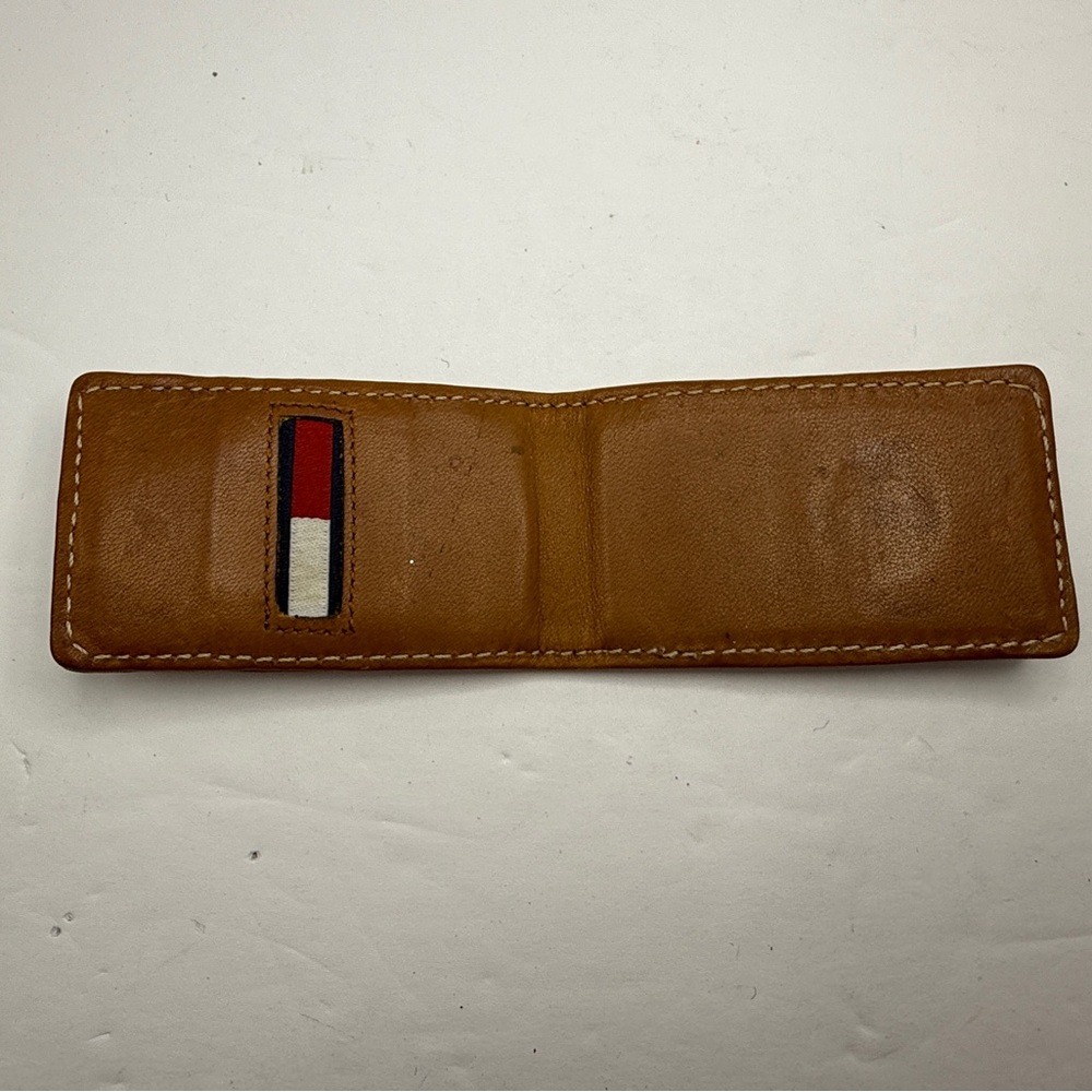Tommy Hilfiger Money Clip Men's Leather Magnetic Embroidered Logo - Picture 3 of 4
